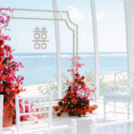 bali wedding deco with flowers